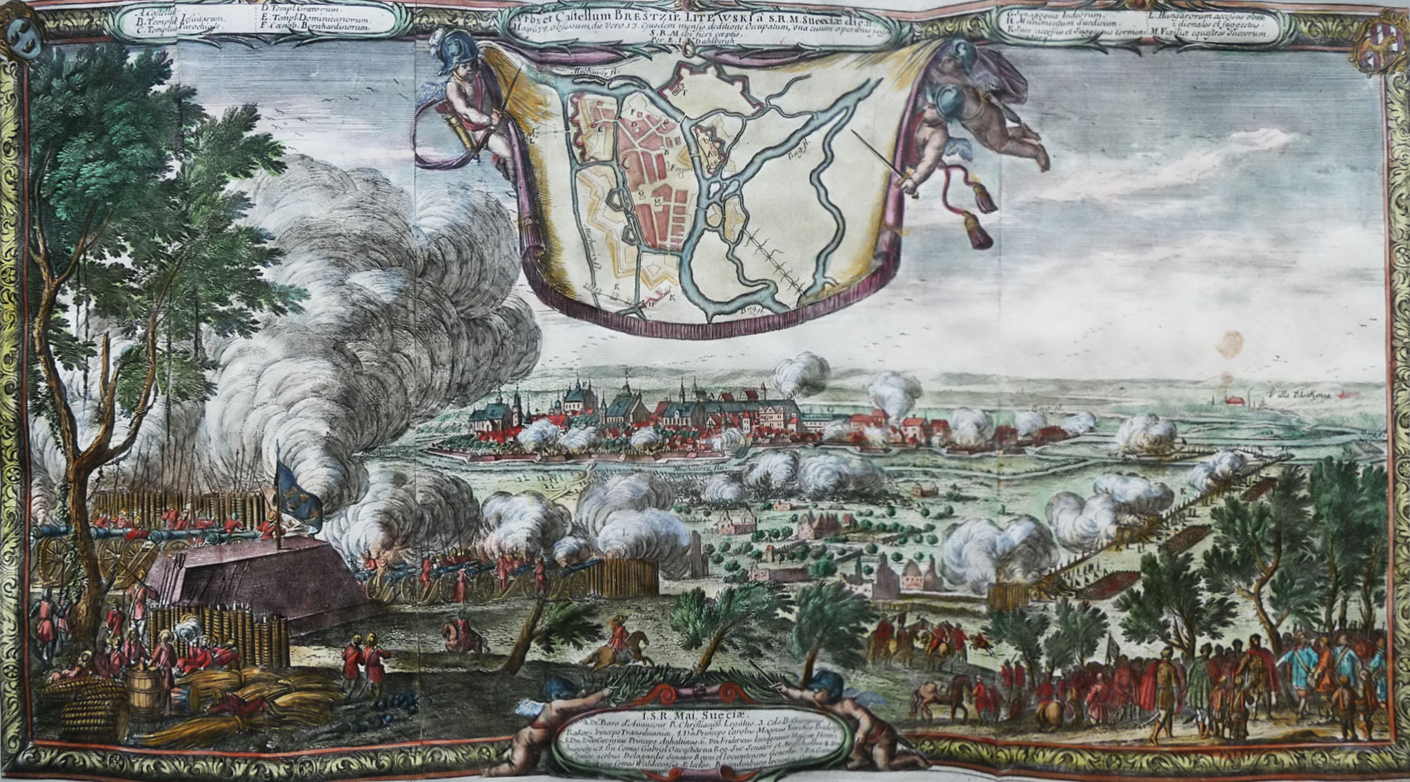 Erik Dahlbergh, 13 maja 1657 – zajęcie Brześcia Litewskiego przez wojska Rakoczego i Karola Gustawa / fot. wikipedia
