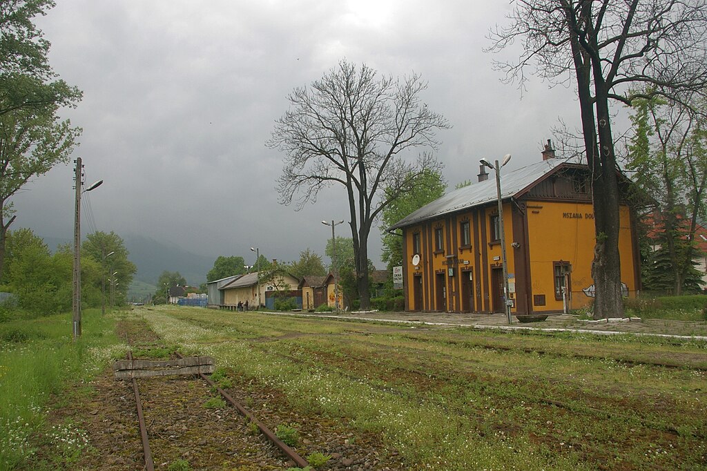stara stacja kolejowa w Mszanie Dolnej/Wikipedia