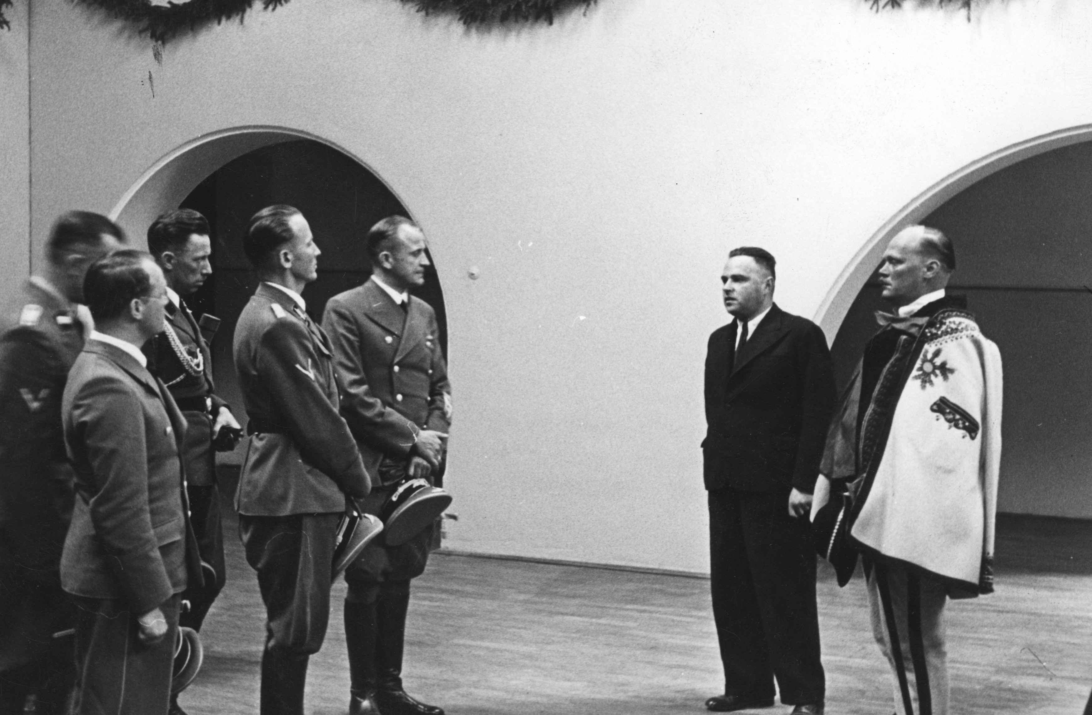  Spotkanie Otto von Wachtera z Wacławem Krzeptowskim , październik 1939 / NAC