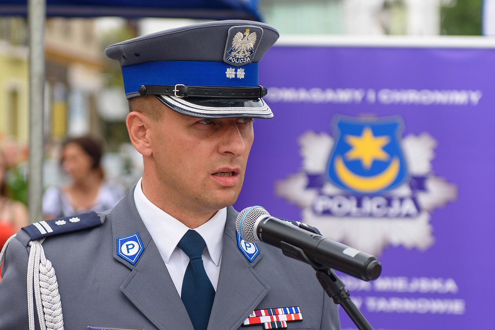 Inspektor Mariusz Dymura. / fot: Paweł Topolski