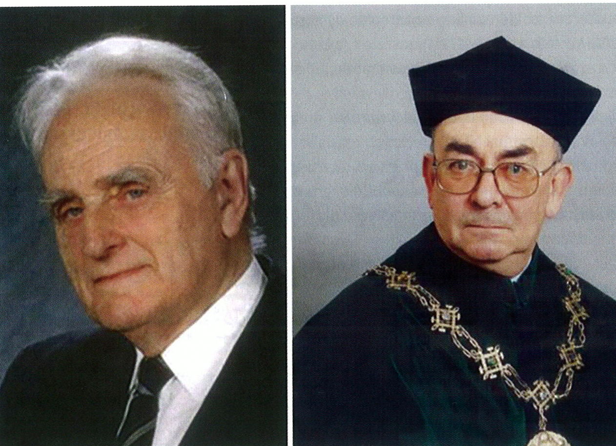 Prof. A.Oleś (z lewej) i prof. A.Garlicki