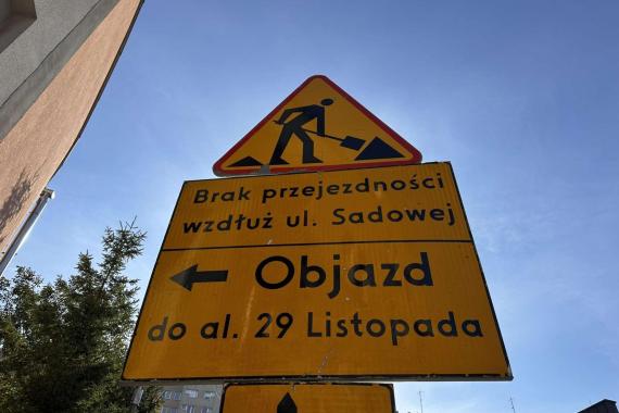 Olsza: remont się skończył, a Sadowa nadal zamknięta